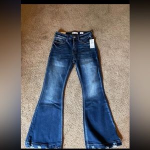 Kancan kurvy flare jeans